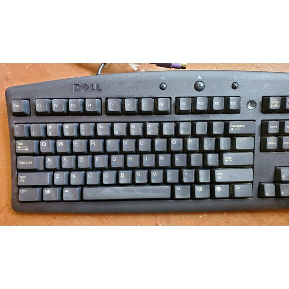 Dell SK-8100 Wired PS/2 Keyboard For Office & Home Use some distress - Picture 6 of 11